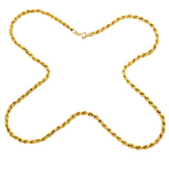 9ct Gold 5.7g 21 inch Rope Chain